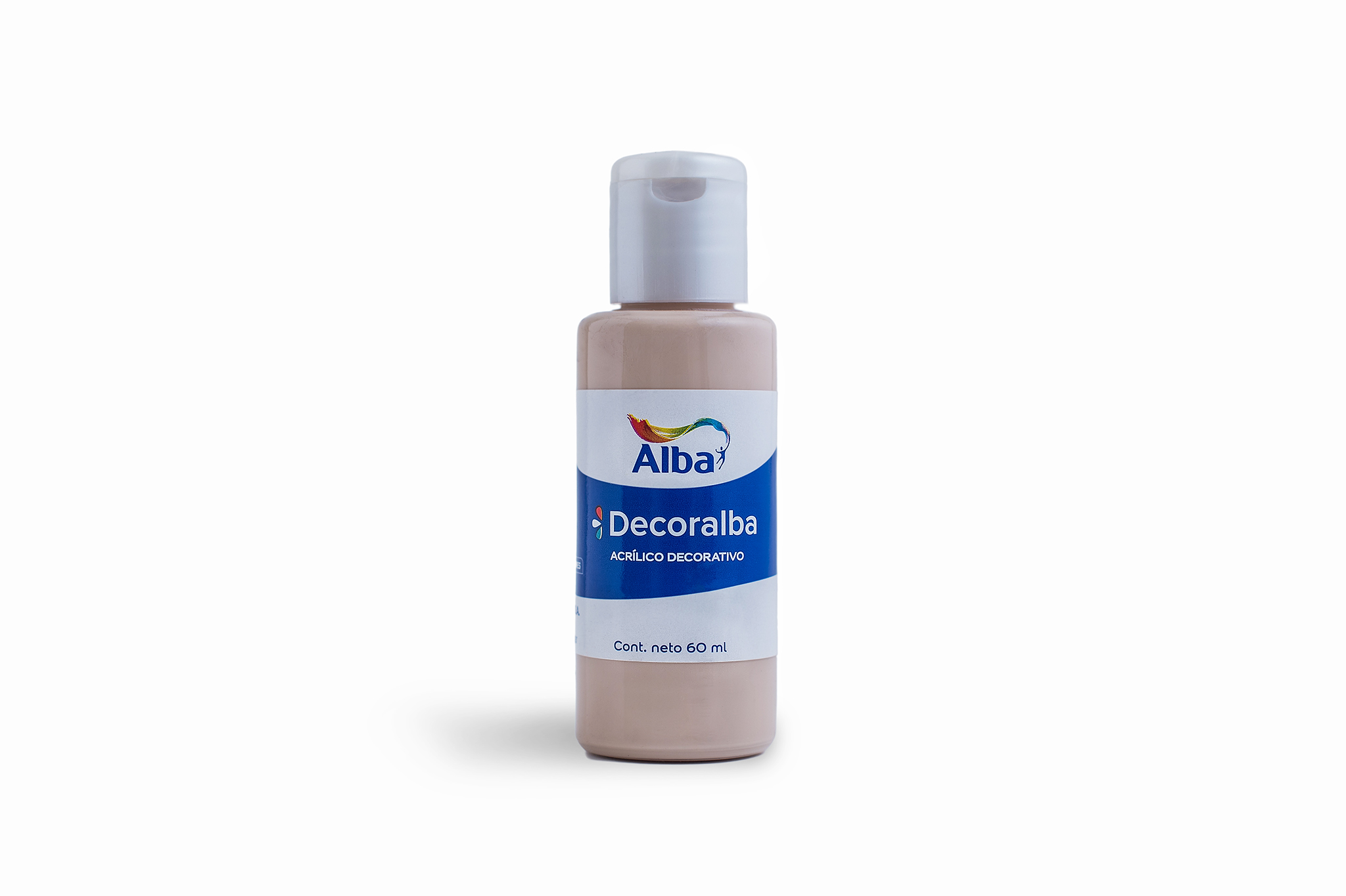 Acrilico decorativo alba 60cc piel canela 421 - 60ML - Alba Artística